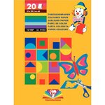 Bloc papier couleur 10 teintes A4 20F 120g CLAIREFONTAINE