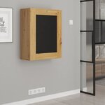 Bureau pliable Tilt Artisan bois naturel noir