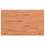 vidaXL Dessus de table 100x60x1 5cm rectangulaire bois massif de hêtre