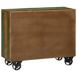 vidaXL Buffet Marron 80 x 30 x 65 cm Bois massif de récupération