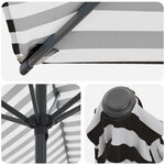 vidaXL Parasol de jardin 300 x 300 cm Polyester Rectangulaire