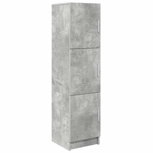 vidaXL Haut Armoire Gris béton 31.5 x 32 x 122.5 cm