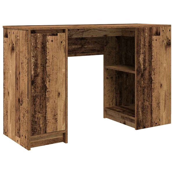 vidaXL Bureau vieux bois 120x42x76 cm bois d'ingénierie