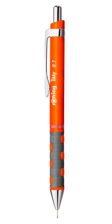 rOtring Tikky Porte-mine HB 0 7 mm  orange fluo