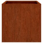 vidaXL Jardinière 62x30x29 cm acier corten