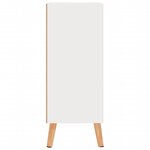 vidaXL Buffet blanc brillant 60x30x72 cm bois d'ingénierie