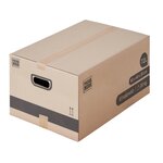 Pack and Move - Lot 40 cartons déménagement M - 60 x 40 x 30 cm - Poignées renforcées - 2 adhésifs offerts