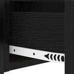vidaXL Cabinet de chevet Chêne noir 40 x 31 x 60 cm Bois d'ingénierie