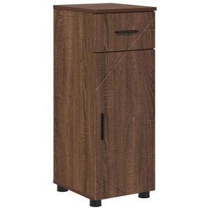 vidaXL Cabinet de salle de bain Chêne marron 30 x 35 x 80 cm