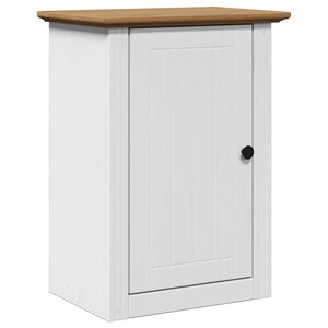 vidaXL Armoire murale de salle de bain BODO blanc et marron 44x30x60cm