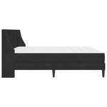 vidaXL Cadre de lit avec matelas Noir 200 x 200 cm Velours