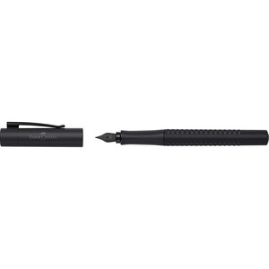 Stylo plume GRIP Edition  M  all black FABER-CASTELL