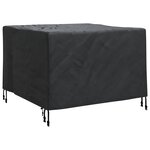 vidaXL Housse pour meubles 99 x 99 x 60 cm Tissu Oxford 210D Noir