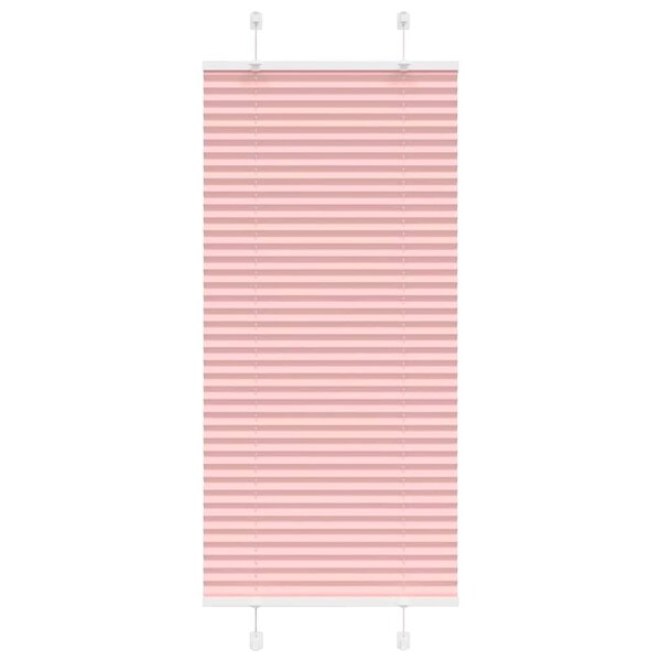 vidaXL Store plissé rose 60x100 cm largeur du tissu 59 4 cm polyester