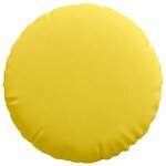 vidaXL Coussins de siège 2 Pièces Jaune clair Ø50 x 19 cm tissu