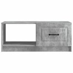 vidaXL Table basse Gris béton 90 x 50 x 37 cm Bois d'ingénierie
