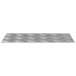 vidaXL Plaques d'aluminium 4 Pièces antidérapantes 40x20 cm