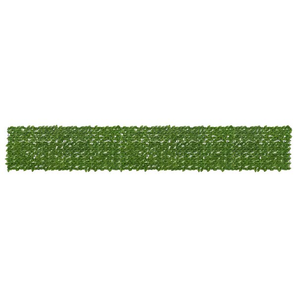 vidaXL Écran de balcon avec feuilles Vert et jaune 500 x 75 cm