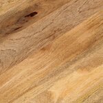 vidaXL Dessus de table 120x50x2 5 cm ovale bois massif de manguier