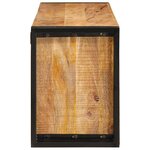 vidaXL Étagère à vin 100 x 45 x 33 cm Bois de mangue brut solide