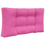 vidaXL Coussin de canapé d'extérieur 3 Pièces Rose Polyester