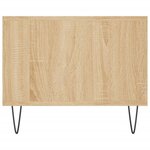 vidaXL Table basse chêne sonoma 102x50x40 cm bois d'ingénierie