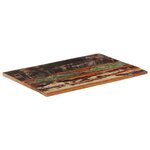 vidaXL Dessus de table rectangulaire 60x90 cm 25-27 mm Bois récupéré