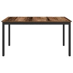 vidaXL Table de salle à manger / Table de repas MÉTAL