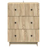 vidaXL Armoire à tiroirs 66 x 34 5 x 90 cm Bois d'ingénierie