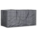 vidaXL Sacs de rangement pour coussins de jardin 2 Pièces noir