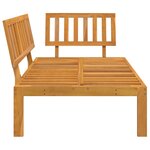 vidaXL Canapé d'angle palette de jardin bois massif d'acacia