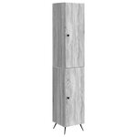 vidaXL Ensemble de Meubles 2 Pièces Sonoma gris Bois d'ingénierie