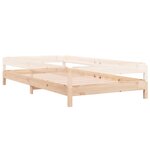 vidaXL Lit empilable sans matelas 100x200 cm bois massif de pin