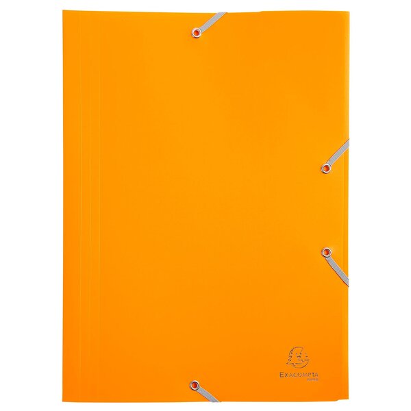 Chemise À Élastique 3 Rabats Polypropylène 4/10e Opaque Eco - A4 - Jaune - X 30 - Exacompta