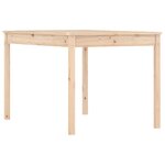 vidaXL Table de jardin 121x82 5x76 cm bois massif de pin