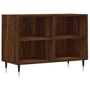 vidaXL Meuble TV chêne marron 69 5 x 30 x 50 cm bois d'ingénierie