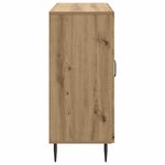 vidaXL Buffet Chêne artisanal 89 x 34 5 x 80 cm Bois d'ingénierie