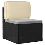 vidaXL Coussin pour dossier de palette Beige 60 x 40 x 12 cm