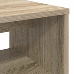 vidaXL Meuble TV Chêne Sonoma 80 x 35 x 40 cm Bois d'ingénierie