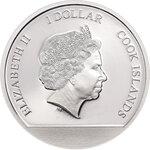 Pièce de monnaie en Argent 1 Dollar g 3.11 (1/10 oz) Millésime 2021 Globes Cit LOVE