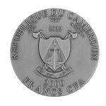 ALTER EGO 2 Oz Silver Coin 2000 Francs CFA Cameroon 2022