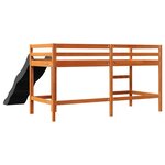 vidaXL Lit mezzanine d'enfants sans matelas 80x200 cm bois pin massif