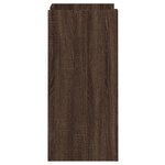vidaXL Buffet chêne marron 45x35x75 cm bois d'ingénierie