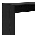 vidaXL Table de bar Chêne noir 102 x 50 x 103 5 cm Bois d'ingénierie