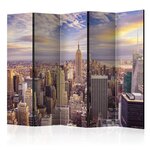 Paravent 5 volets new york morning ii cm