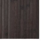vidaXL Tapis rectangulaire marron foncé 70x100 cm bambou