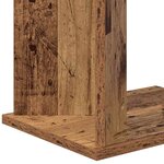vidaXL Table d'appoint Bois ancien 35 x 25 x 50 cm Bois d'ingénierie