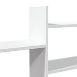 vidaXL Étagère murale blanc 167 5x18x68 cm bois d'ingénierie