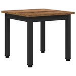 vidaXL Table basse Bois ancien 40 x 40 x 36 cm Bois d'ingénierie