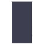 vidaXL Store enrouleur occultant 64 4 x 120 cm  largeur du tissu 60 cm  bleu marine